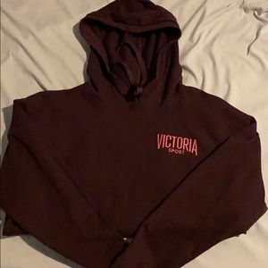 Victoria secret sport hoodie maroon Sz M